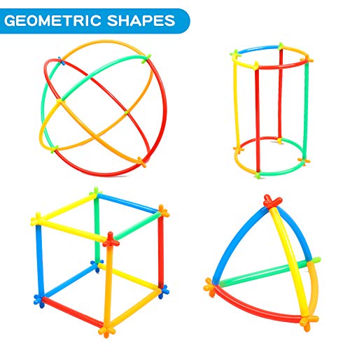 Straw Constructor Building Toy 1000 Pcs for Kids Age 312, Stem