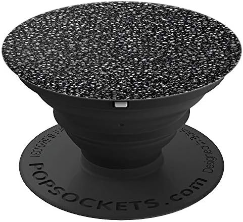 Black Sparkly Phone Holder Beautiful Crystal Sparkles Design - PopSockets Grip and Stand for Phones and Tablets