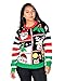 KESIS Santa Snowman Rein Deer Ugly Christmas Pullover Sweater XL Black