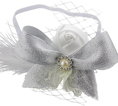 Cheerun Baby Flower Headband Baby Shower Photography Accessories White