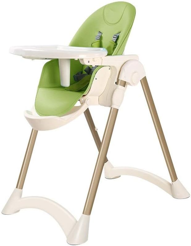 DUWX Portable Collapsible Baby High Chair, Home Multifunction Child