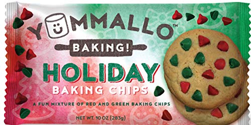 Yummallo Baking Holiday Red and Green Baking Chips 10 oz