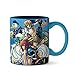 Silver Buffalo Kingdom Hearts Stacked Group Jumbo Ceramic Mug, 20-ounces, Multicolor