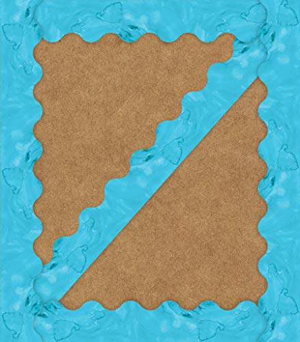 Celebrate Learning Watercolor Blue Scalloped Borders