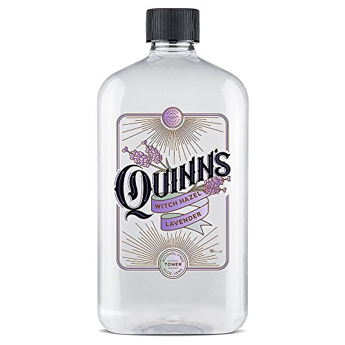 Quinns Alcohol-Free Witch Hazel 16oz - Lavender & Aloe Vera Natural Toner for Face & Skin