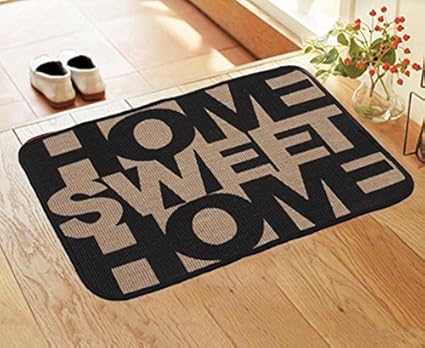 Saral Home Printed Anti Slip Jute Doormat -40x60 cm