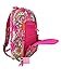 Vera Bradley Laptop Backpack (Updated Version) with Solid Color Interiors (Pink Swirls with Pink Interiors)