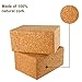 Yaegoo Yoga Blocks, Set of 2, 3 Inchx6 Inchx4.5 Inch- Natural Cork Brick Provides Stability Balance & Support, Improve Strength and Deepen Poses – Great for Yoga, Pilates, Workout, Fitness & Gymthumb 2