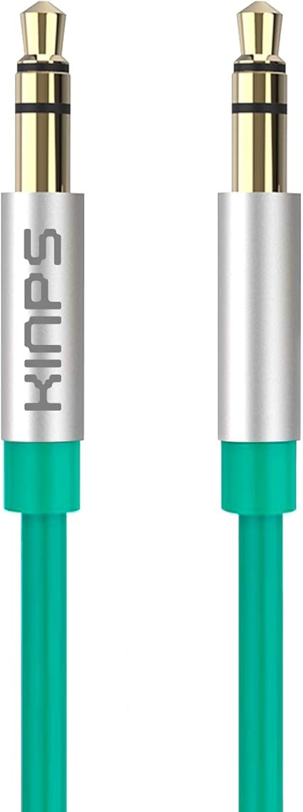 Amazon オーディオケーブル Kinps 3 5mmミニプラグステレオオーディオケーブル オス オス ヘッドホンケーブル 高音質再生 Auxケーブル スピーカー 車 Iphone Android Ipod等に対応 十二ヶ月保証 2m グリーン Kinps ステレオケーブル