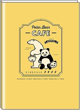 Amazon Co Jp Delfino Sr Shirobear Cafe Started In September 19 Monthly Notebook A5 Size Shirobear Cafe Yellow Office Products