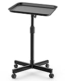 VERYTOP Salon Tray on Wheels, Adjustable Tattoo