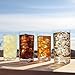 Lily's Home Unbreakable Highball Tumblers, Made of Shatterproof Tritan Plastic and Ideal for Indoor and Outdoor Use, Reusable (14oz each, Set of 4)