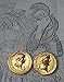Golden Artifacts Marc Antony & Cleopatra, Most Famous Romance, Roman Coins, Roman Empire (3-G)
