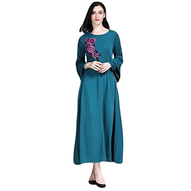 Oyedens Muslim Abaya Dubai Kleider für Frauen Islamische Kleidung ...