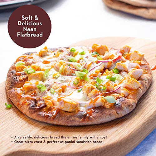 Toufayan Bakery, Garlic Naan Bread Flatbread, Traditional East Indian