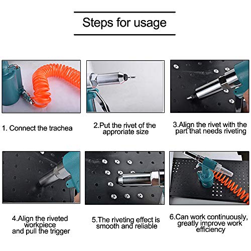 DoubleSun Heavy Duty Air Hydraulic RiveterProfessional Pop Pneumatic