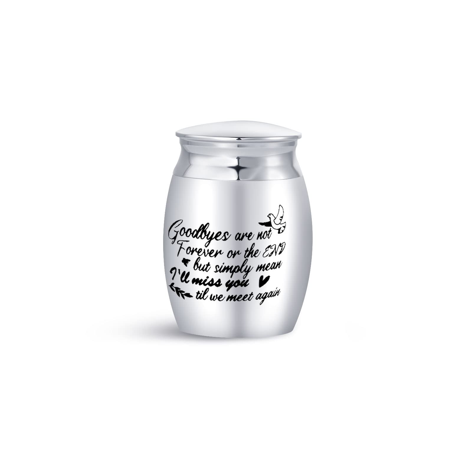 Mini Cremation Urn for Ashes Cremation Fumeral Memorial Keepsake Dog Cat Family Grandma Grandpa Mum Dad Husband Wife