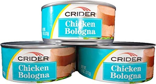 Crider Chicken Bologna - 3 Can Pack