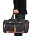 Plambag Canvas Duffle Bag, 50L Large Travel Duffel for Overnight Weekend Luggage(Dark Gray)