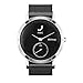 Shangpule Replacement Bands for Withings Nokia Steel HR Tracker, Stainless Steel Metal Bracelet Strap for Withings Nokia Steel HR 40mm/36mm (Milanese Black, 40mm)