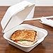 Take Out Boxes Clamshell Hinged Biodegradable To Go Food Containers - 6