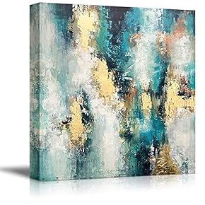 Canvas Wall Art for Living Room,Bedroom Home Artwork Paintings Abstract Picture Ready to Hang - 12x12 inches