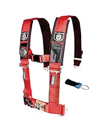 Pro Armor A114230OR P151100   Arnés de 4 puntos, 1.2 in, con clip para cinturón de seguridad