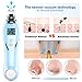 Sovob Blackhead Remover Vacuum Pore Cleaner Electric Blackhead Removal Acne Comedone Extractor Tool with Hot/Cold Care LED Display USB Rechargeable 5 Adjustable Suction Power 5 Probes… (Blue)