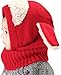 Baby Girls Boys Winter Hat Scarf Earflap Hood Scarves Skull Caps, Red One Size
