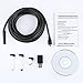 Crenova iScope Android Smartphone/PC/Laptop USB Endoscope 2.0 MP CMOS HD Borescope Waterproof Inspection Camera Snake Camera with OTG（5 Meter）