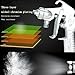 Spray Gun Pressure Feed Paint Sprayer Nozzle Size 1.5mm, Silver