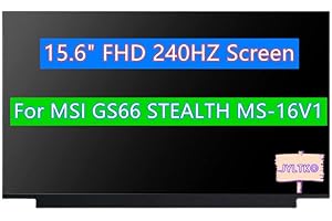 JYLTK 15.6" 240Hz LCD Screen LQ156M1JW03 LQ156M1JW04 LQ156M1JW06 LQ156M1JW08 LQ156M1JW09 for MSI GS66 Stealth MS-16V1 MS-16V4