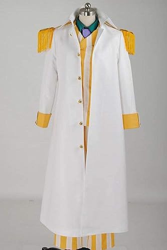 Amazon Opmch Cos One Piece ワンピース 海軍三大将 黄猿 ボルサリーノ 風 コスプレ コスチューム 変装 仮装 Cosplay イベント 女性 M コスプレ 仮装 通販