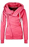 Ecowish Womens Full Zip-up Hoodie Sweatshirt Top