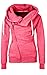 Ecowish Womens Full Zip-up Hoodie Sweatshirt Top