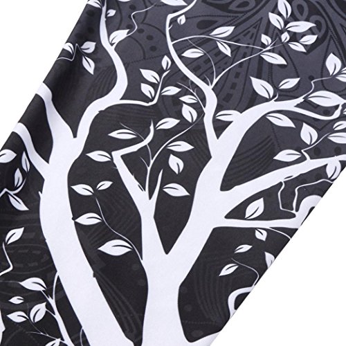 kaifongfu Women Yoga Pants,Women Printed Sports Pants Yoga Workout Gym Fitness Exercise Athletic Pants (L, Gray) - Thumbnail 6