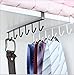 Art Secret 6-Hook Under Cabinet Mug Hanger (c- 2pcs White)