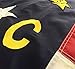 WINBEE North Carolina State Flag 3x5 Ft - Double Sided Embroidered, Heavy Duty Nylon, Sewn Stripes, Brass Grommets and Waterproof UV Protected. All Weather American North Carolina NC Flags Banner Great for Ondoor and Intdoor Decor