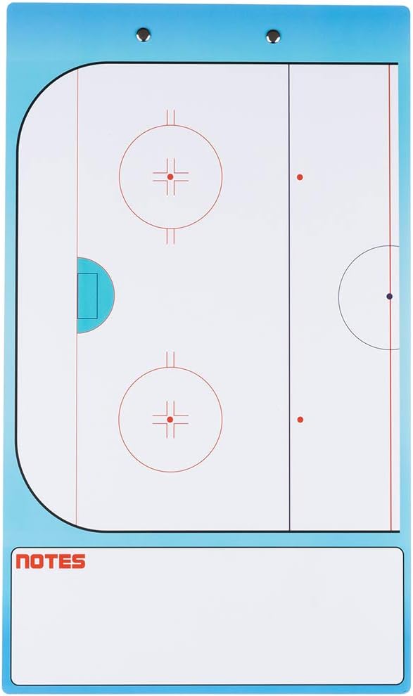 Elite Clipboards Dry Erase Hockey Coaches Clipboard | Double-Sided Hockey Marker Board : Sports & Outdoors