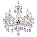 mirrea Mini Crystal Chandelier 5 Lights Crystal-Like Acrylic Clear Color