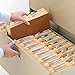 Smead Tuff Expanding Pockets, Set of 10 Accordion File Organizers for File Folders, Straight-Cut Tab, 5-1/4 inch Expansion, Letter Size, Office Supplies, Document Organizer (73390)
