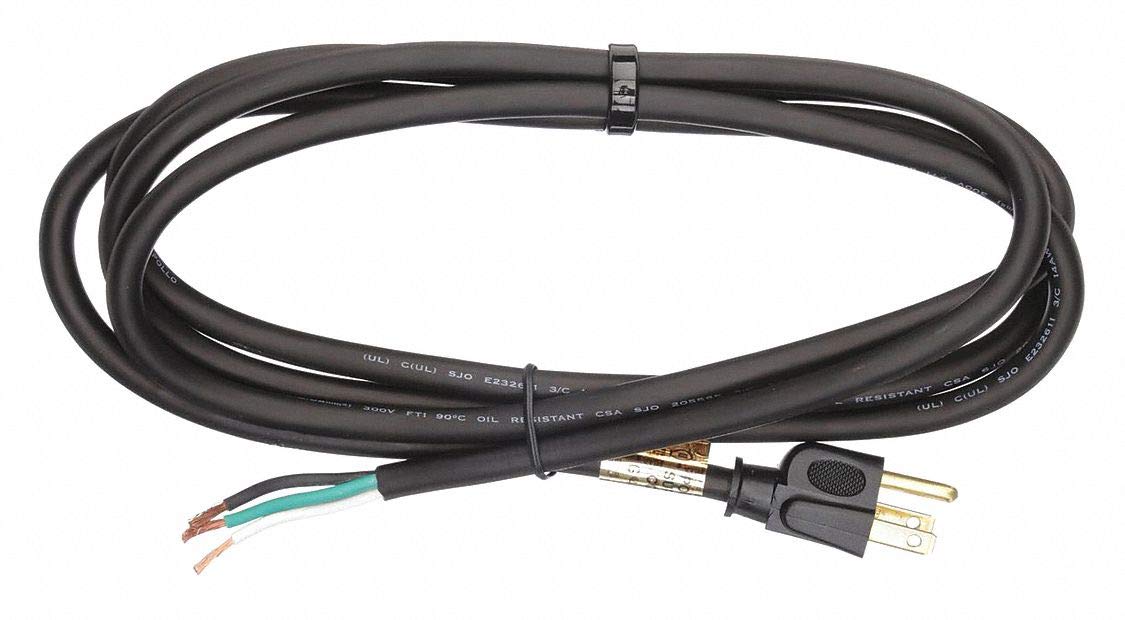 CAI Approved 8 ft. Power Cord with SJO NEC Cord Designation