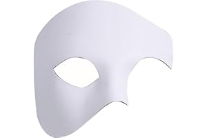 Luxdesc Mens Half Face Mask Opera Mask Vintage Design Venetian Mask for Masquerade Party