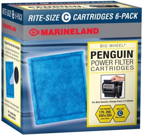 6 Pack Marineland Rite Size C Replacement Cartridge