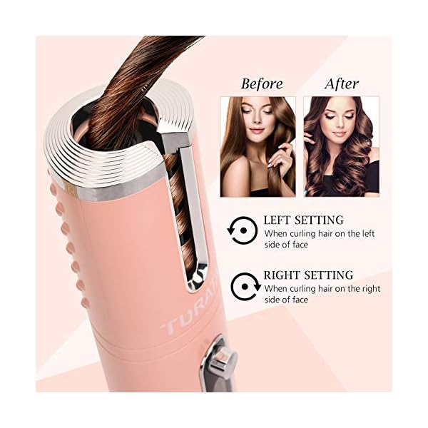 TURATA-Portable-Cordless-Auto-Hair-Curler-Fast-Operation-Wireless-Curling-Iron-with-3-Adjustable-Temperature-4-Timer-Anti-Tangle-Anti-Scald-USB-Rechargeable-Hair-Styling-Tool-with-LCD-Display TURATA Portable Cordless Auto Hair Curler Fast Operation Wireless Curling Iron with 3 Adjustable Temperature & 4 Timer…