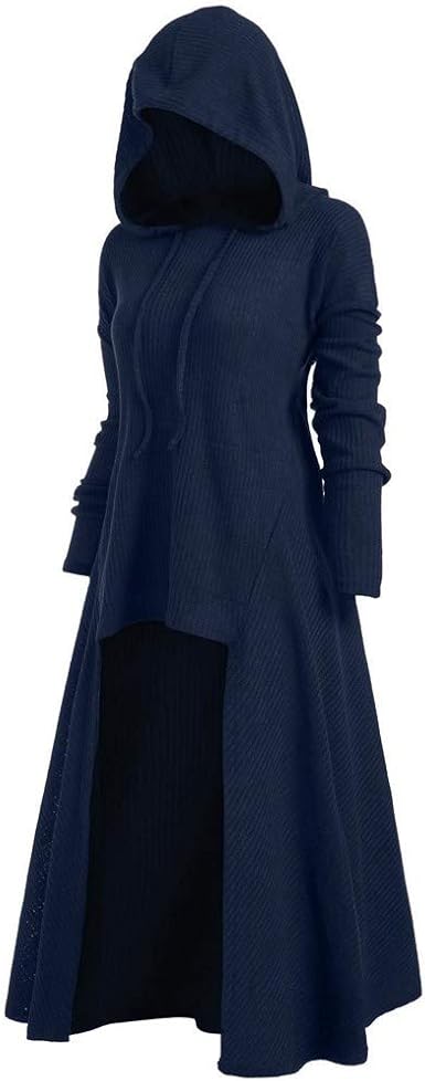 hooded plus size high low sweater