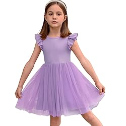 Girls Purple Tulle Dress Toddler Girls Tutu Dress