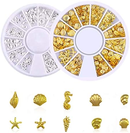 2個入り スタッズ ネイルパーツ ネイルデザインパーツ シェルパーツ シェル 貝 即納最大半額 夏ネイル 海系 ケース付き ジェルネイル ネイルアートパーツ サマー 夏 ヒトデ