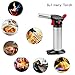 Culinary Blow Torch, Inpher Chef Cooking Torch Lighter, Butane Refillable, Flame Adjustable (MAX 2500°F) with Safety Lock for Cooking, BBQ, Baking, Brulee, Creme, DIY Soldering & more