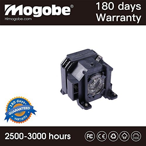 For ELPLP38 Replacement Projector Lamp with Housing for EMP-1700 EMP-1705 EMP-1707 EMP-1710 EMP-1715 EMP-1717 by Mogobe